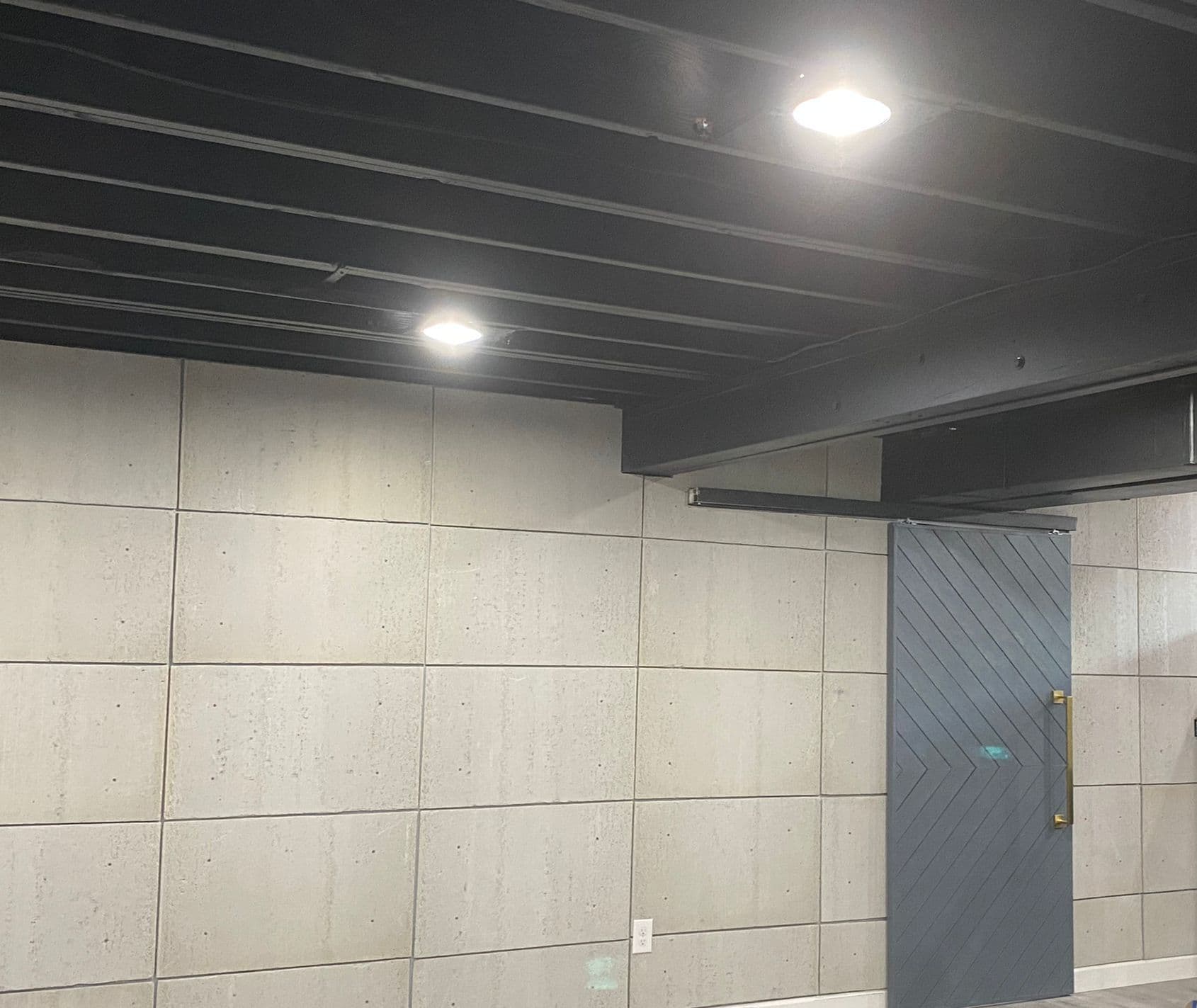 Concrete Board Wall